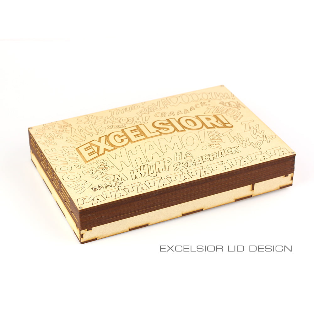 excelsior lid design for marvel crisis protocol game box