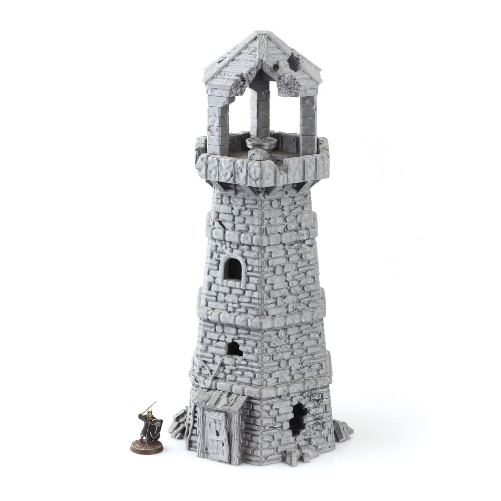 large lighthouse wargame model